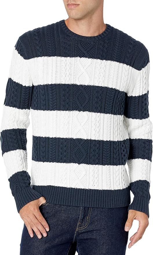 OEM Customizable Classic Beige Cable-Knit Crewneck Sweater - Timeless Comfort for Retailers and Manufacturers