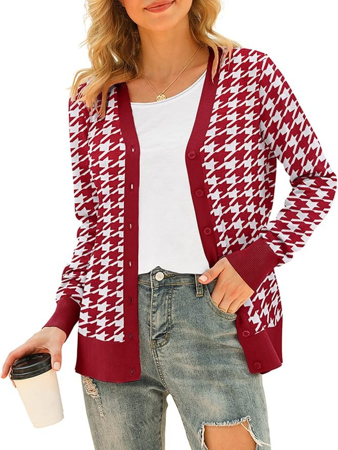 Chic and Cozy White Button-Up Cardigan – Customizable for Wholesale