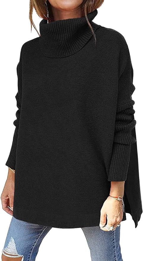 OEM Customizable Chic Beige Oversized Turtleneck Sweater - Cozy Comfort for Retailers and Manufacturers
