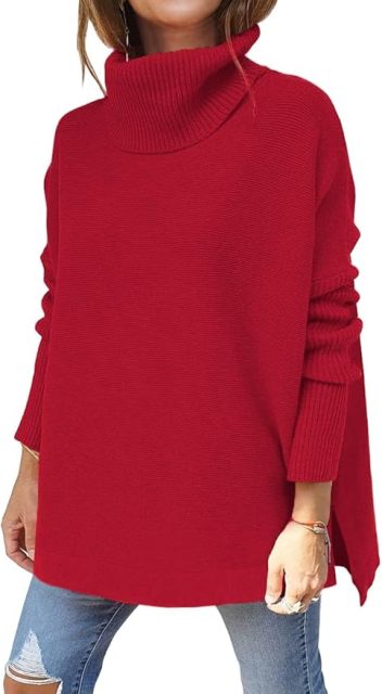 OEM Customizable Chic Beige Oversized Turtleneck Sweater - Cozy Comfort for Retailers and Manufacturers