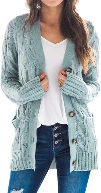 OEM Customizable Cozy Beige Cable-Knit Cardigan - Effortless Warmth and Style for Retailers and Manufacturers