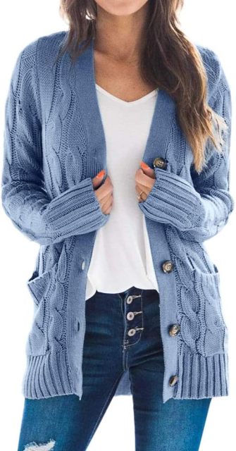 OEM Customizable Cozy Beige Cable-Knit Cardigan - Effortless Warmth and Style for Retailers and Manufacturers