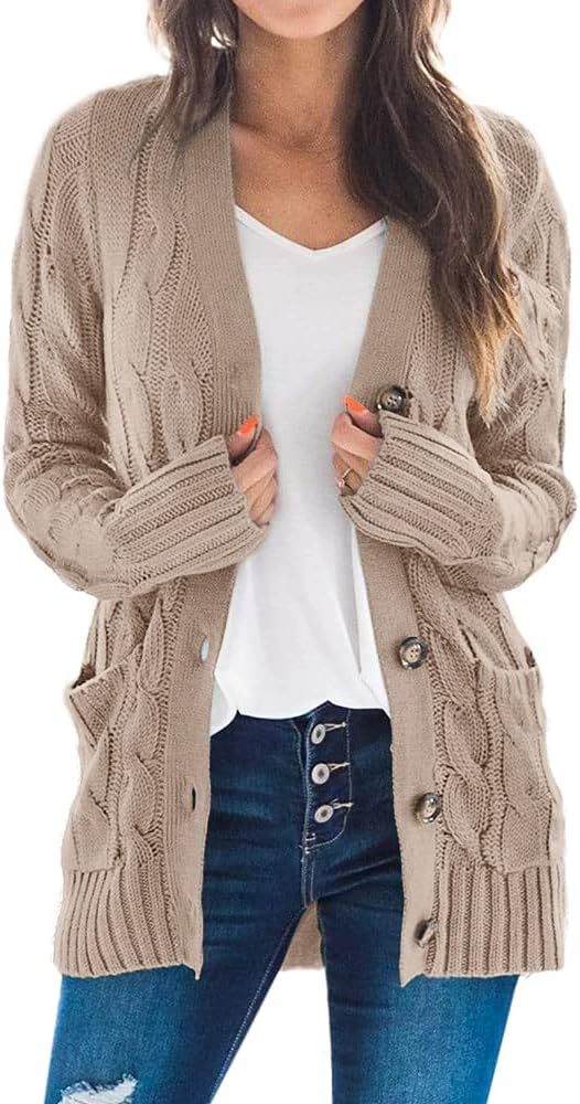 OEM Customizable Cozy Beige Cable-Knit Cardigan - Effortless Warmth and Style for Retailers and Manufacturers