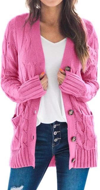 OEM Customizable Cozy Beige Cable-Knit Cardigan - Effortless Warmth and Style for Retailers and Manufacturers