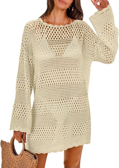 Factory Direct Customizable Chic Crochet Knit Dress - Perfect for Beach Days and Casual Outings for Retailers and Manufacturers