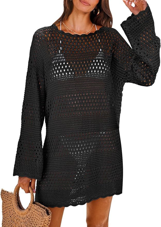 Factory Direct Customizable Chic Crochet Knit Dress - Perfect for Beach Days and Casual Outings for Retailers and Manufacturers
