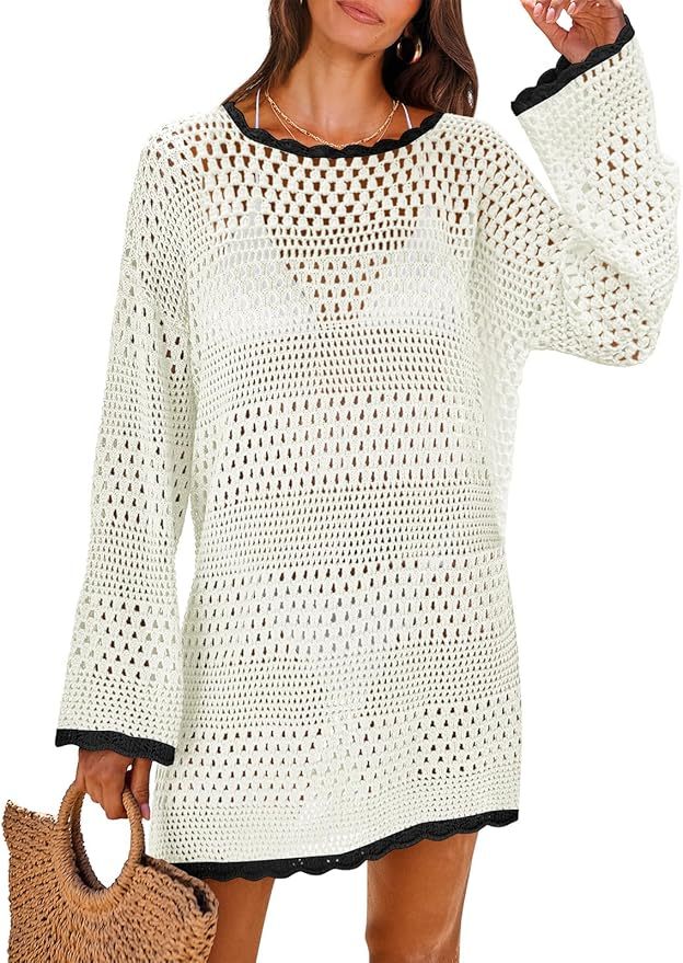Factory Direct Customizable Chic Crochet Knit Dress - Perfect for Beach Days and Casual Outings for Retailers and Manufacturers