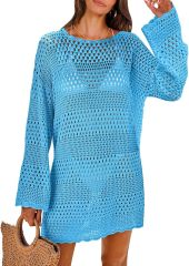 Factory Direct Customizable Chic Crochet Knit Dress - Perfect for Beach Days and Casual Outings for Retailers and Manufacturers