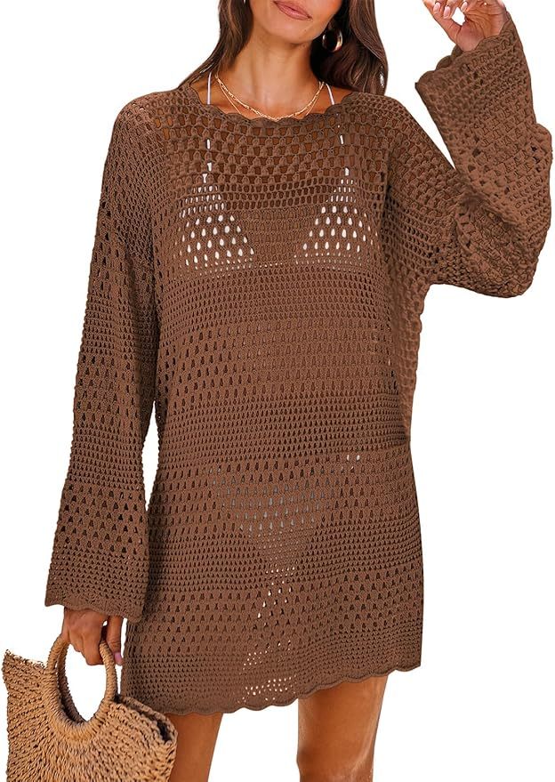 Factory Direct Customizable Chic Crochet Knit Dress - Perfect for Beach Days and Casual Outings for Retailers and Manufacturers