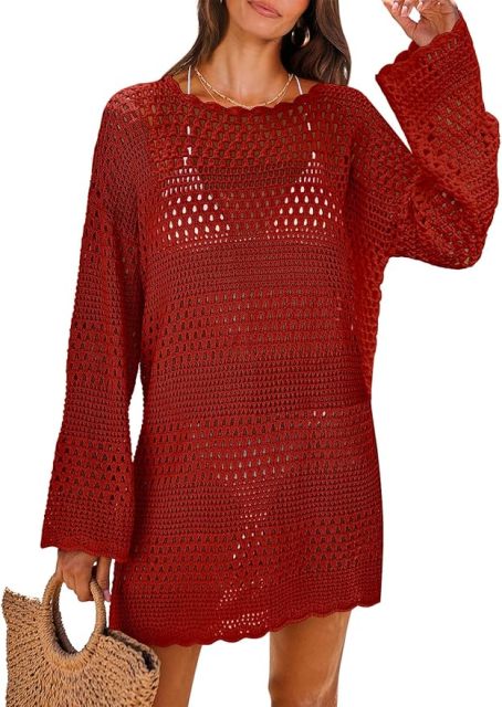 Factory Direct Customizable Chic Crochet Knit Dress - Perfect for Beach Days and Casual Outings for Retailers and Manufacturers