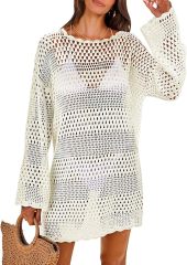 Factory Direct Customizable Chic Crochet Knit Dress - Perfect for Beach Days and Casual Outings for Retailers and Manufacturers