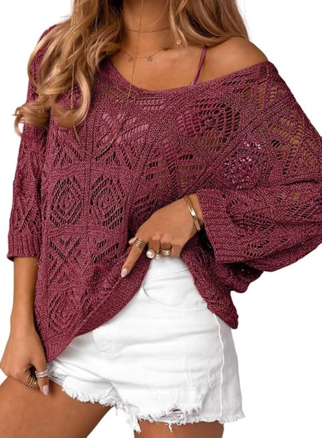 OEM/ODM Customizable Boho Chic Crochet Off-Shoulder Top - Effortless Style for Retailers and Manufacturers