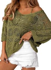 OEM/ODM Customizable Boho Chic Crochet Off-Shoulder Top - Effortless Style for Retailers and Manufacturers