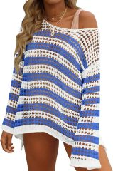 OEM Custom Design Stylish Crochet Off-Shoulder Beach Top - Perfect for Summer Getaways for Retailers and Manufacturers