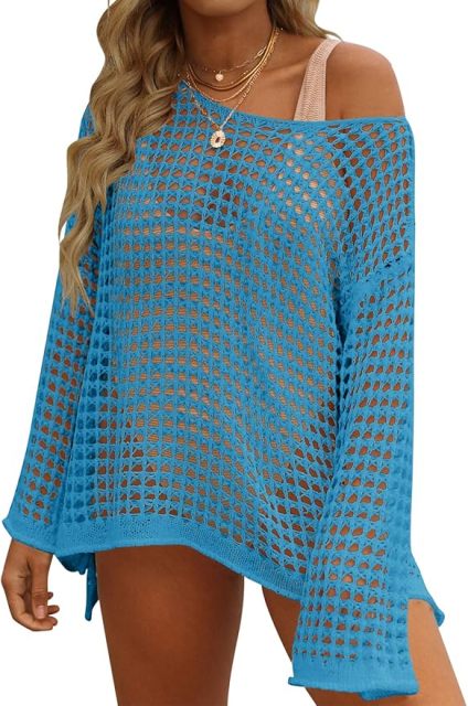 OEM Custom Design Stylish Crochet Off-Shoulder Beach Top - Perfect for Summer Getaways for Retailers and Manufacturers