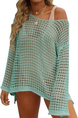 OEM Custom Design Stylish Crochet Off-Shoulder Beach Top - Perfect for Summer Getaways for Retailers and Manufacturers