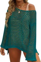 OEM Custom Design Stylish Crochet Off-Shoulder Beach Top - Perfect for Summer Getaways for Retailers and Manufacturers