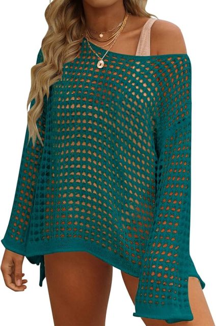 OEM Custom Design Stylish Crochet Off-Shoulder Beach Top - Perfect for Summer Getaways for Retailers and Manufacturers