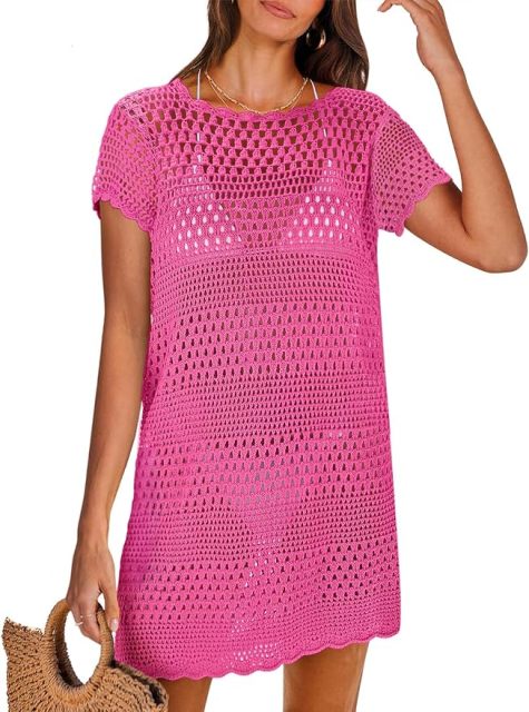 Wholesale Customizable Made-to-Order Green Crochet Dress - Perfect for Beach Days and Summer Outings for Retailers and Manufacturers