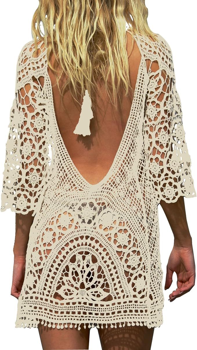 Factory Direct Customizable Boho Crochet Backless Dress - Effortless Summer Elegance for Retailers and Manufacturers
