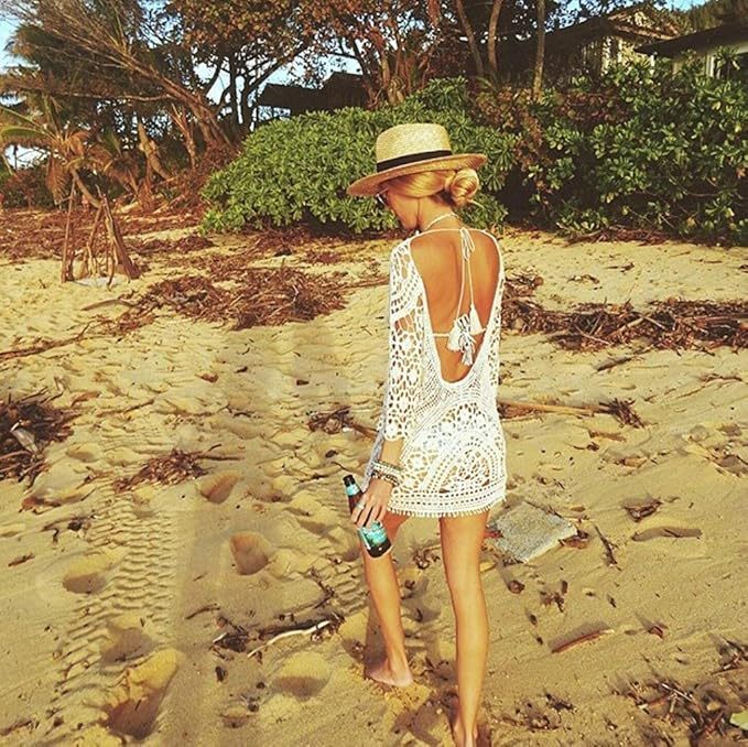 Factory Direct Customizable Boho Crochet Backless Dress - Effortless Summer Elegance for Retailers and Manufacturers