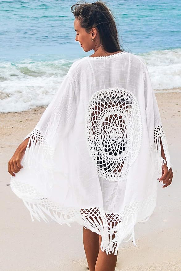 Wholesale Customizable Boho Crochet Fringe Poncho - Stylish Summer Wardrobe Addition for Retailers and Manufacturers