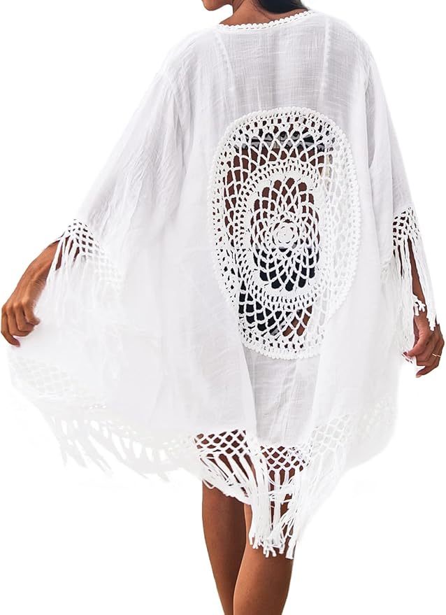 Wholesale Customizable Boho Crochet Fringe Poncho - Stylish Summer Wardrobe Addition for Retailers and Manufacturers