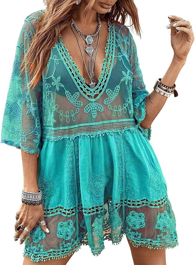 Wholesale OEM Boho Chic Black Lace Embroidered Dress - Customizable Elegant and Edgy Fashion for Retailers and Manufacturers