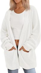 Factory Direct Chic Black Oversized Cardigan – Wholesale Knitwear for Retail | Jubaodi