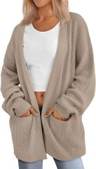 Factory Direct Chic Black Oversized Cardigan – Wholesale Knitwear for Retail | Jubaodi