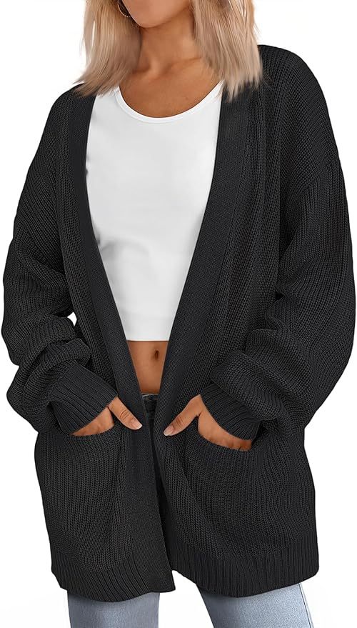 Factory Direct Chic Black Oversized Cardigan – Wholesale Knitwear for Retail | Jubaodi
