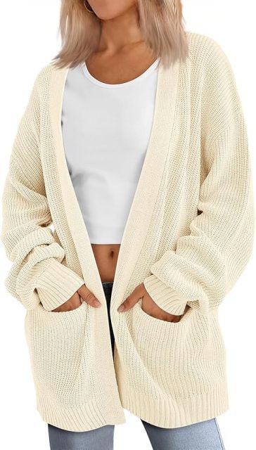 Factory Direct Chic Black Oversized Cardigan – Wholesale Knitwear for Retail | Jubaodi