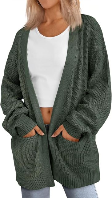 Factory Direct Chic Black Oversized Cardigan – Wholesale Knitwear for Retail | Jubaodi