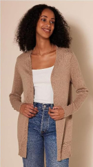 Factory Direct Chic Black Oversized Cardigan – Wholesale Knitwear for Retailers | Jubaodi