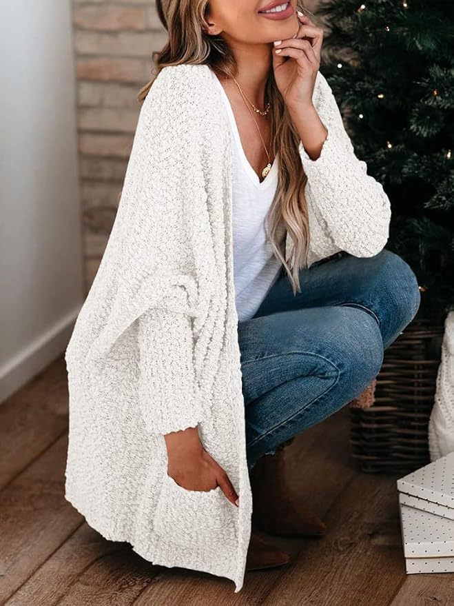 Customizable Cozy White Knit Cardigan for Effortless Comfort and Style – Wholesale Knitwear for Retailers | Jubaodi