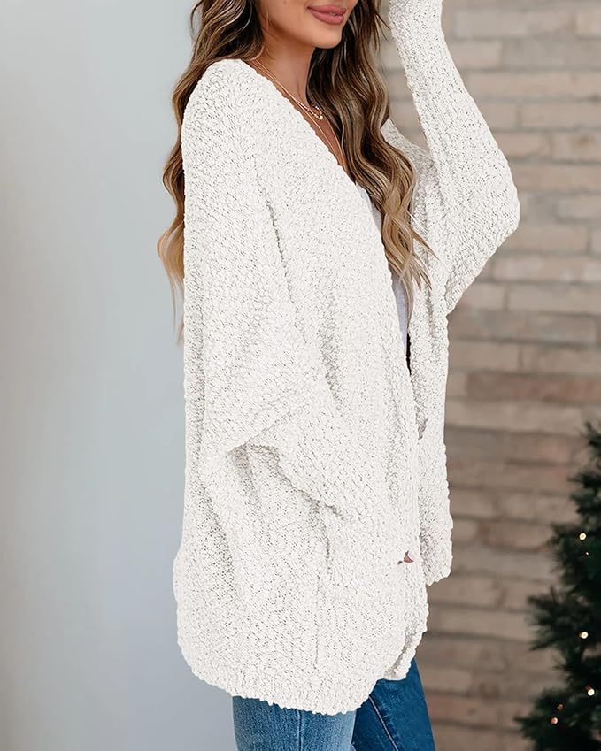 Customizable Cozy White Knit Cardigan for Effortless Comfort and Style – Wholesale Knitwear for Retailers | Jubaodi