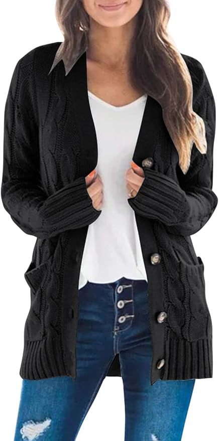 OEM Available Cozy Rust Knit Cardigan with Button Detail and Pockets – Customizable Wholesale Knitwear | Jubaodi