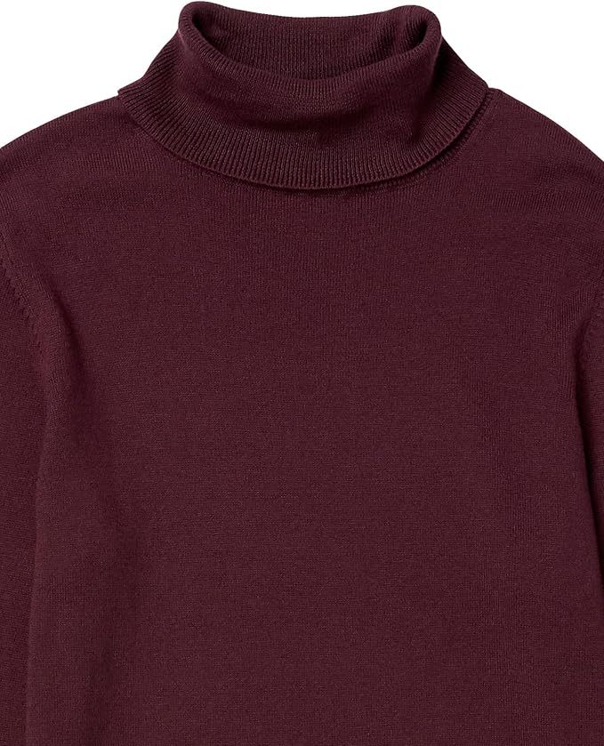 Customizable Elegant Burgundy Turtleneck Sweater for Cozy Comfort – Wholesale Knitted Sweater for Retailers | Jubaodi