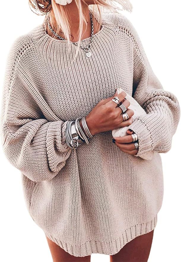 Personalized Relaxed Beige Oversized Knit Sweater with Drawstring Neckline – Customizable Wholesale for Effortless Style | Jubaodi