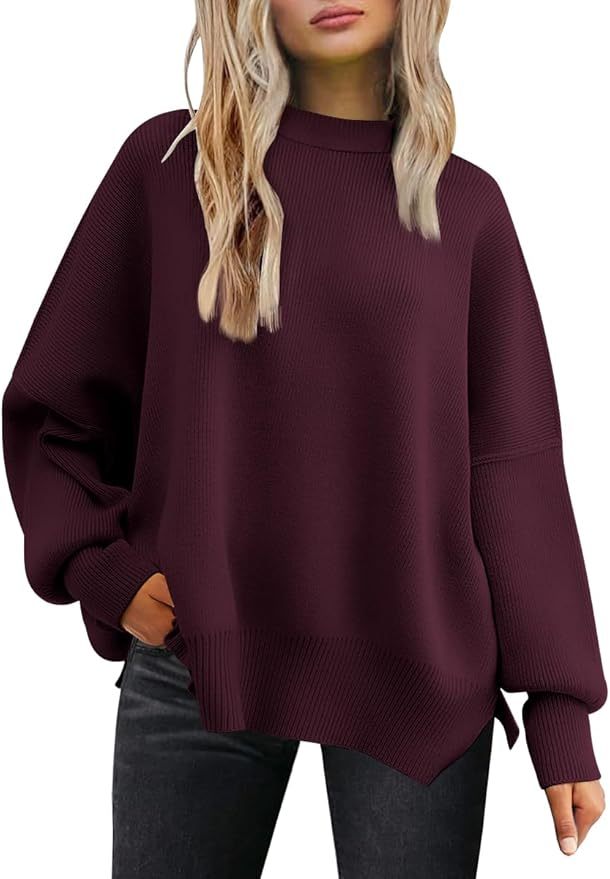 Wholesale Soft Beige Ribbed Long-Sleeve Top with Side Slits – Customizable Relaxed Style for Retailers | Jubaodi