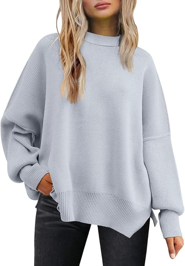 Wholesale Soft Beige Ribbed Long-Sleeve Top with Side Slits – Customizable Relaxed Style for Retailers | Jubaodi