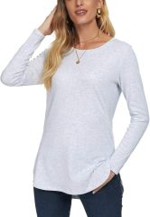 OEM/ODM Classic White Long-Sleeve Top – Custom Wholesale for Effortless Everyday Style | Jubaodi