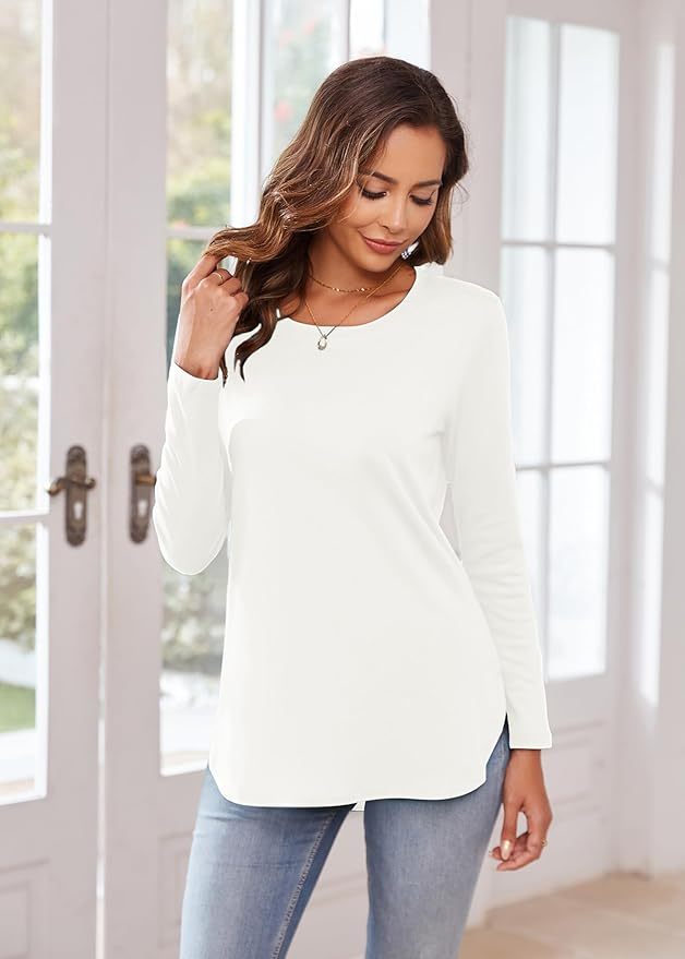 OEM/ODM Classic White Long-Sleeve Top – Custom Wholesale for Effortless Everyday Style | Jubaodi