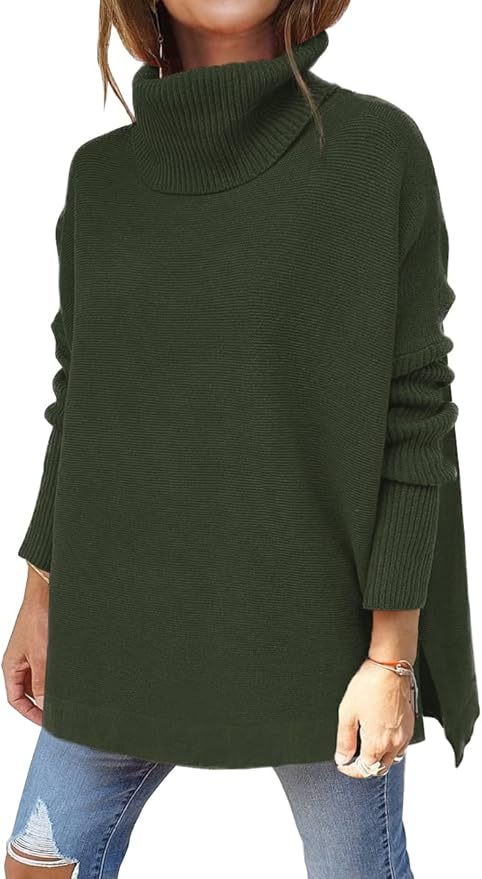 Tailor-Made Cozy Beige Turtleneck Sweater with Side Slits – Custom Wholesale Knitted Sweaters for Effortless Style
