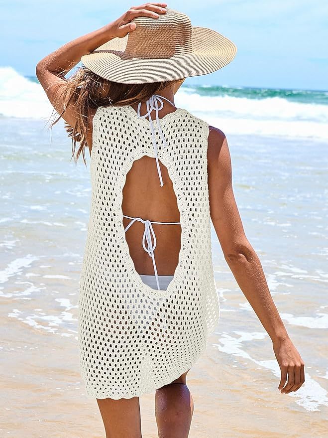 Custom Stylish White Crochet Sleeveless Dress – Wholesale OEM Manufacturer for Retailers & Fashion Brands