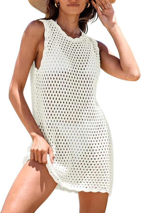 Custom Stylish White Crochet Sleeveless Dress – Wholesale OEM Manufacturer for Retailers & Fashion Brands