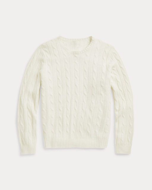 Customizable Men's Cable-Knit Crew Neck Sweater in Ivory – Wholesale & Bulk Manufacturing