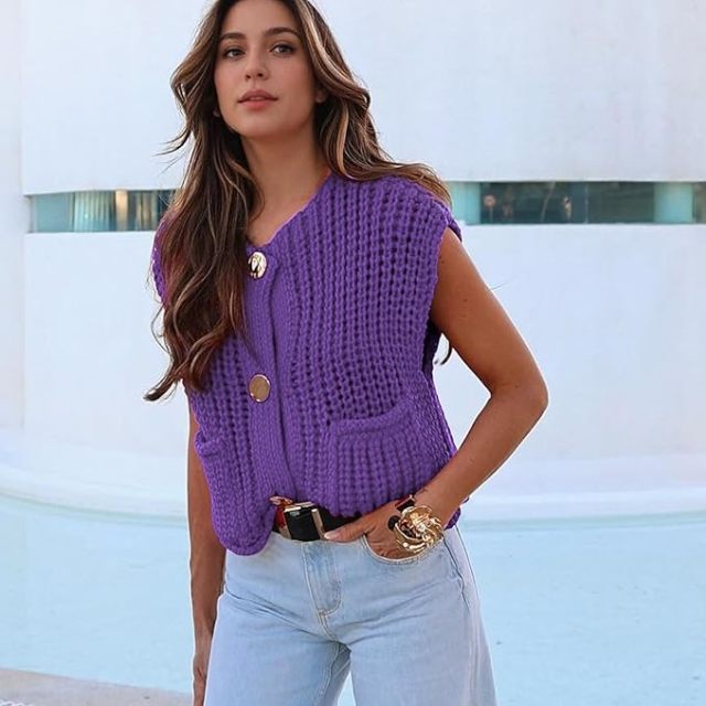 Customizable Cozy Knitted Sleeveless Top for Women – Wholesale & OEM Manufacturing