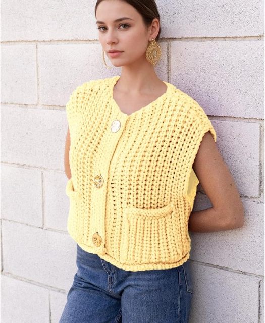 Customizable Cozy Knitted Sleeveless Top for Women – Wholesale & OEM Manufacturing