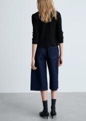 Tailor-made Black Button-Down Knit Cardigan